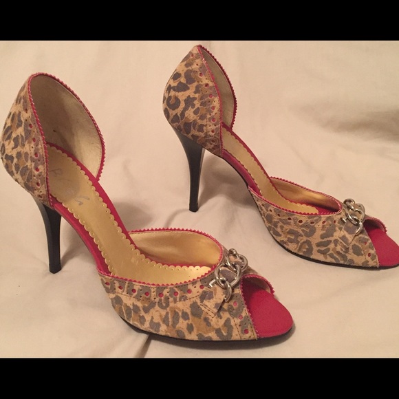 Leopard print BCBG heels - Picture 2 of 4